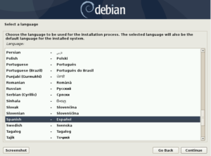 Instalación de Debian 10