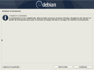 Instalación de Debian 10