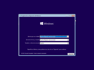 Instalación de Windows 10