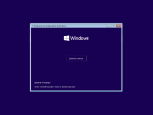 Instalación de Windows 10