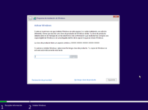 Instalación de Windows 10