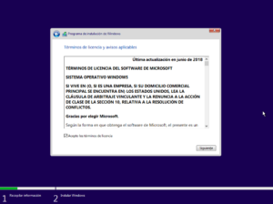 Instalación de Windows 10