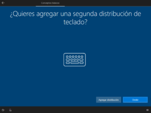 Idioma alternativo teclado